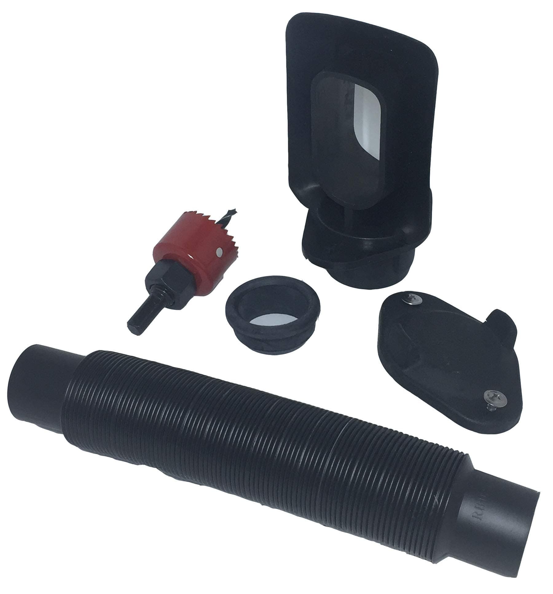 Rain Barrel Rainwater Diverter Kit fits 3x4 Downspouts | Includes Drill Bits | Aquabarrel 203