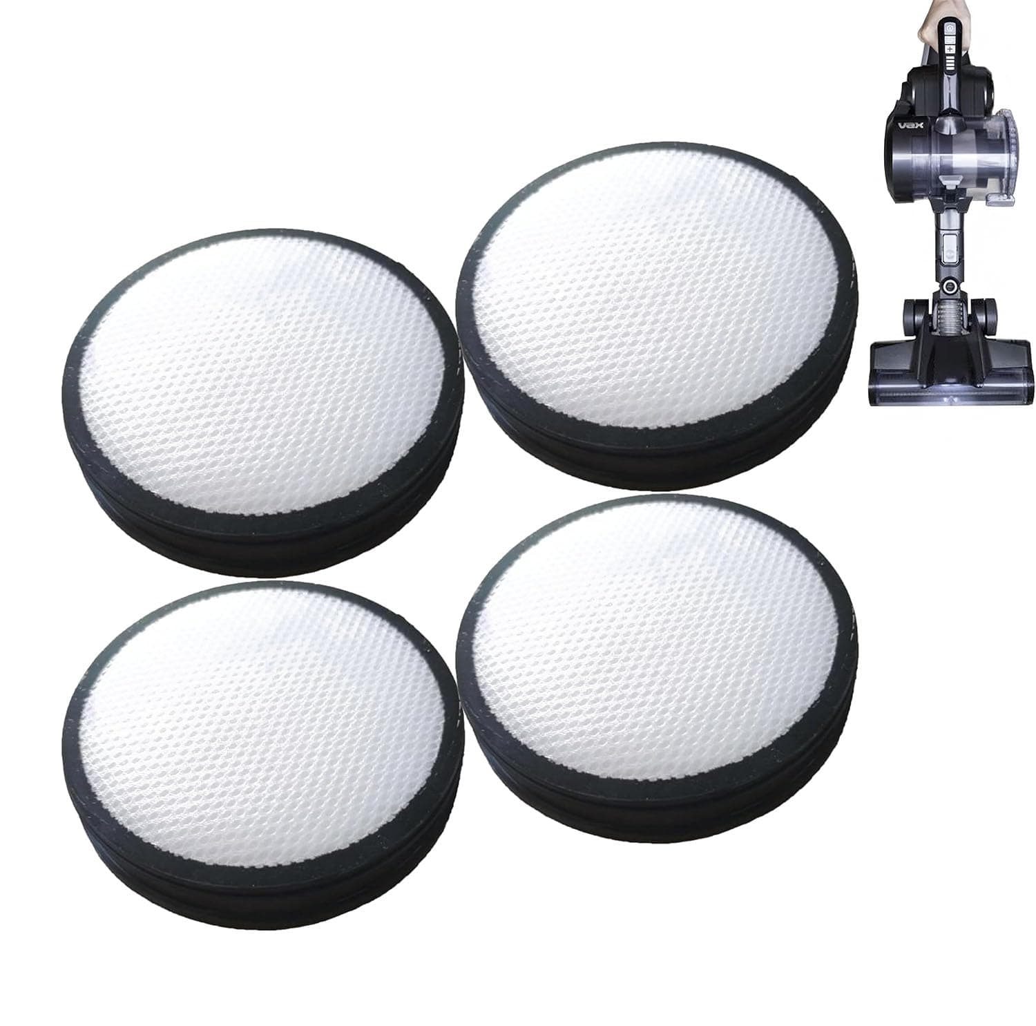 4-pack Replacement Filters for Vax Blade 4 Blade 2, Vacuum Cleaner Filters Accessories,4 Spare Parts for Vax Blade 4 Blade 2, Reusable Washable filters, Replacement filter for Vax Blade 4 Blade 2