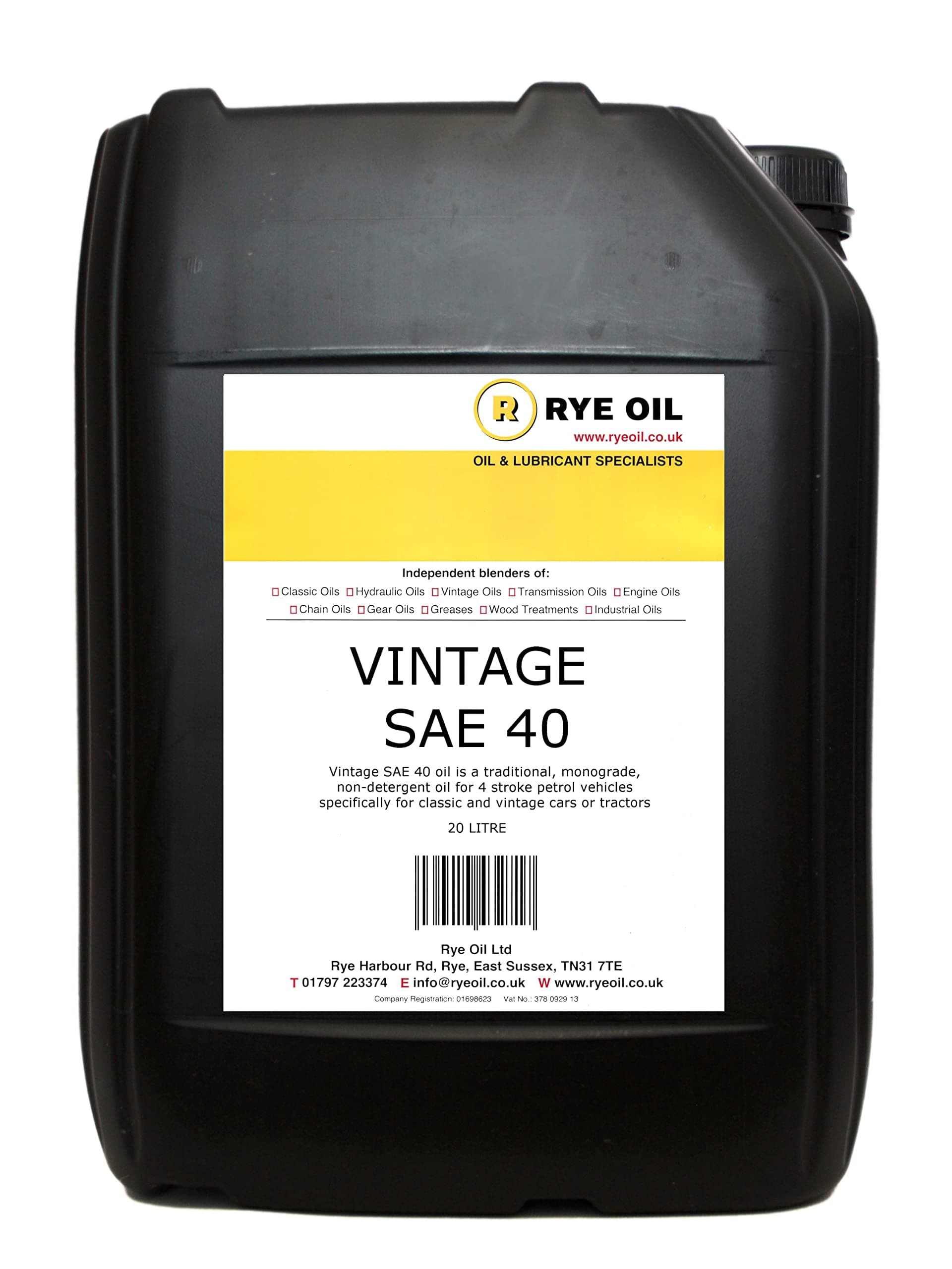 VINTAGE ENGINE OIL 40 20 LITRES