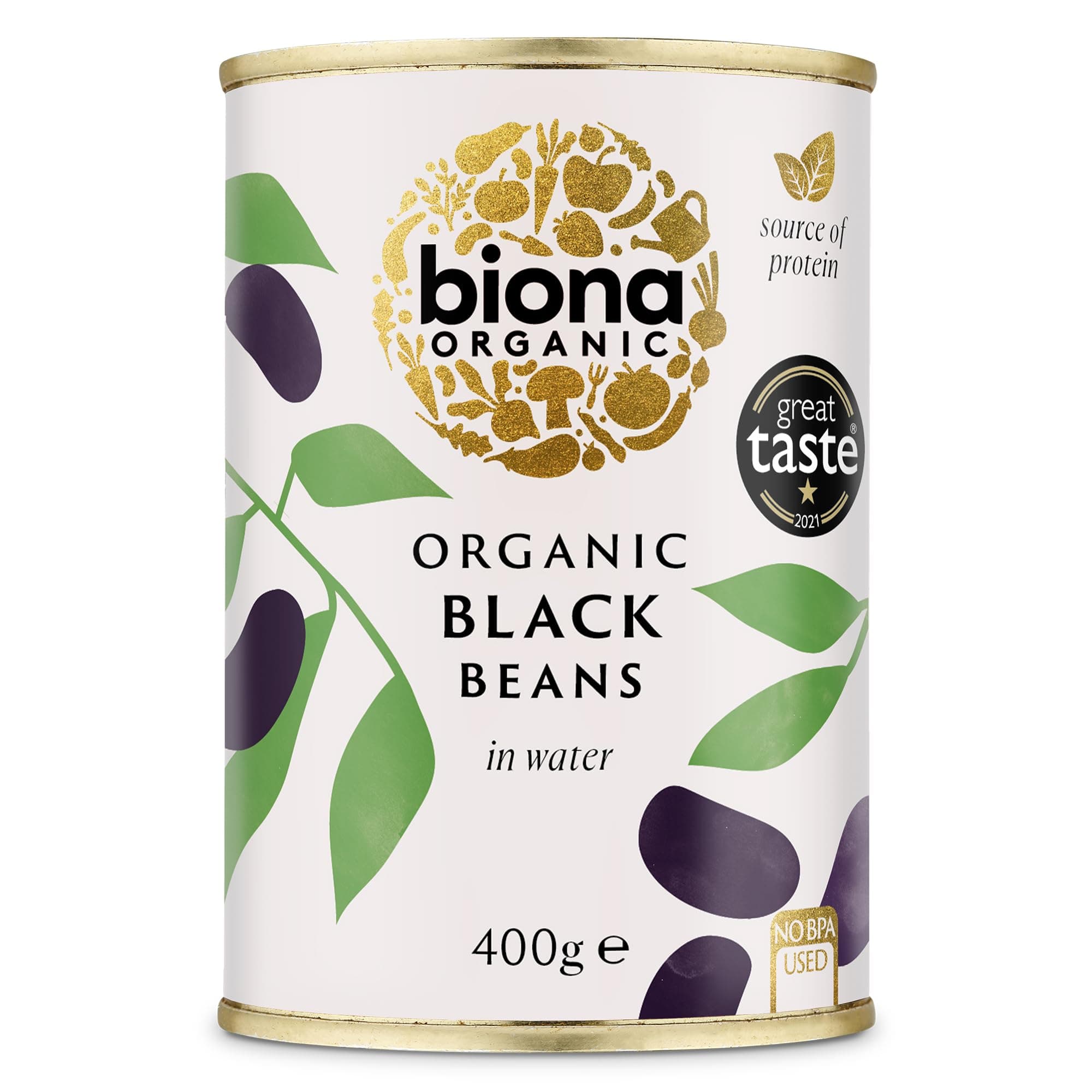 Organic Black Beans, 400g