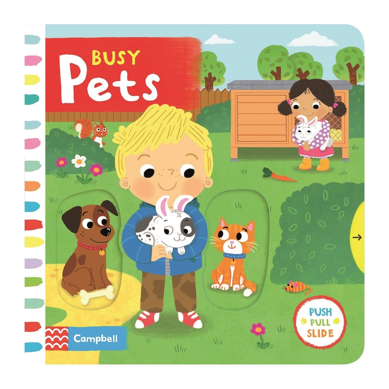 Busy Pets: A Push, Pull, Slide Book (Campbell Busy Books, 18)