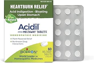 Boiron, Acidil, Indigestion, 60 Quick-Dissolving Tablets
