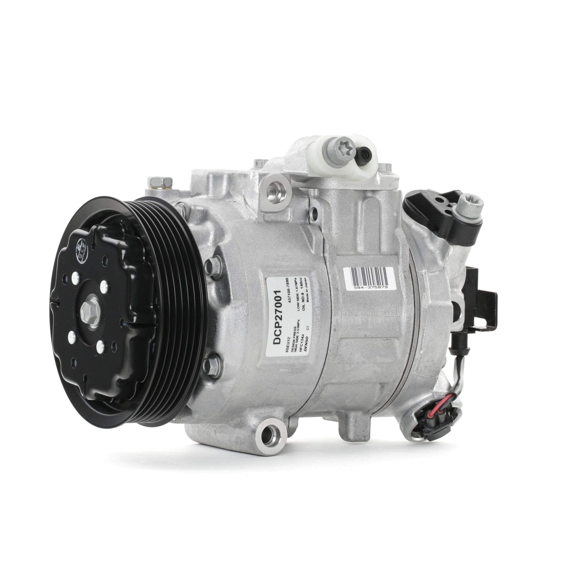 DENSO A/C Compressor DCP27001 - OE-Quality Air Conditioning Compressor Replacement - Direct Fit Easy Install - Thermal Range AC Air Con