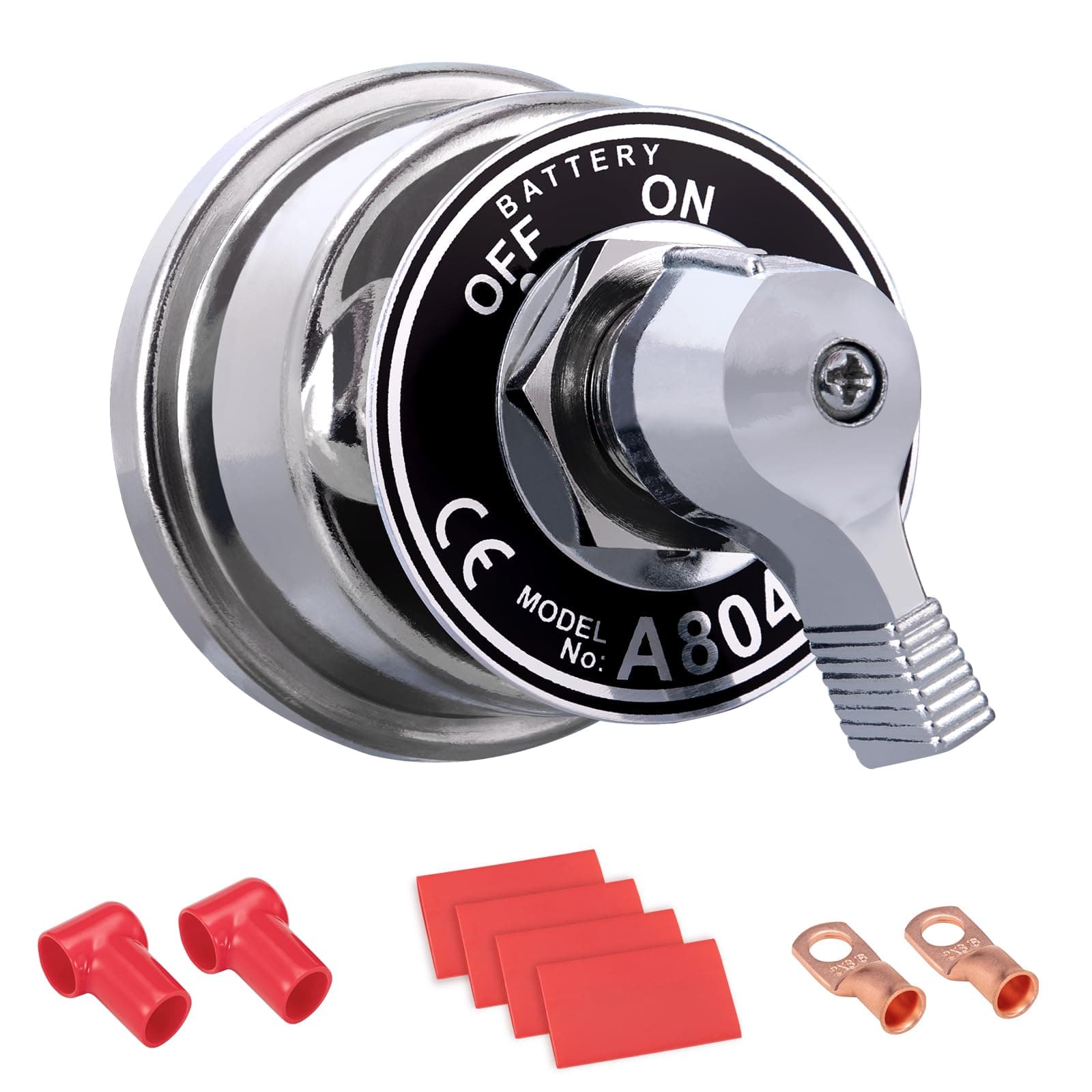 Heavy Duty Battery Isolator Switch 12V 24V 48V Master Power Switch Key Switch