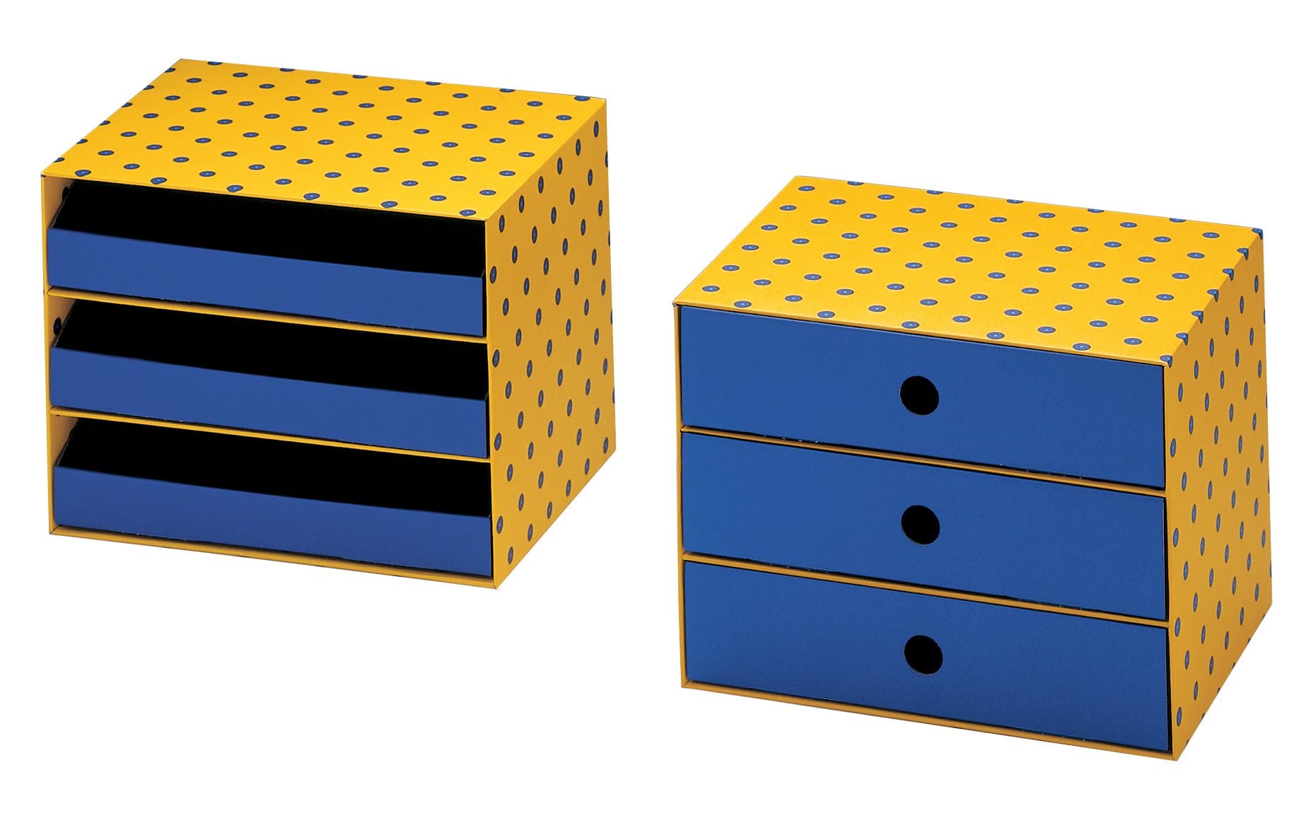 Nips A4 32 x 24.5 x 24.5cm Spot Drawer Box - Multicoloured