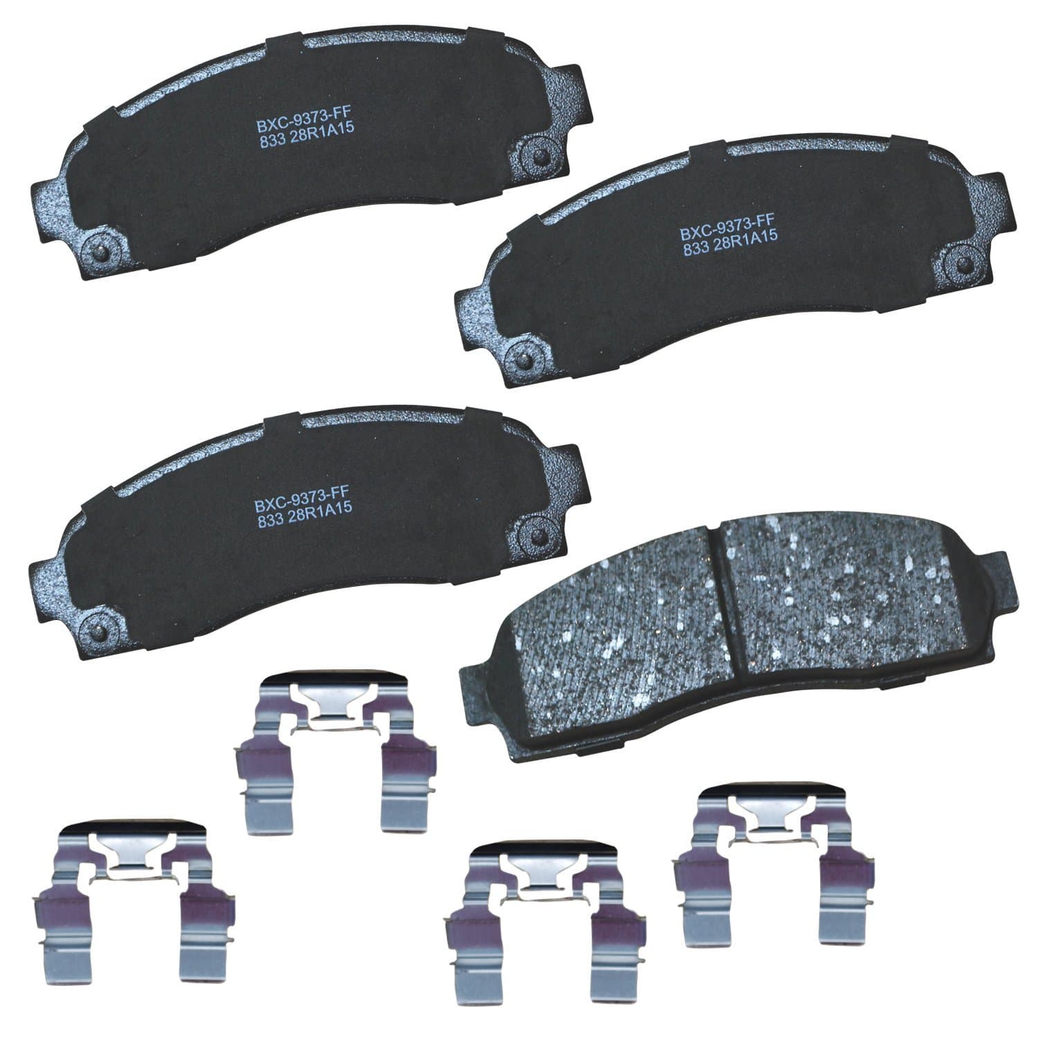 BendixPremium SBC833 Ceramic Front Brake Pads for Select Models Ford Explorer, Explorer Sport, Sport Trac, Ranger, Mazda B2300, B3000, B4000, Mercury Mountaineer