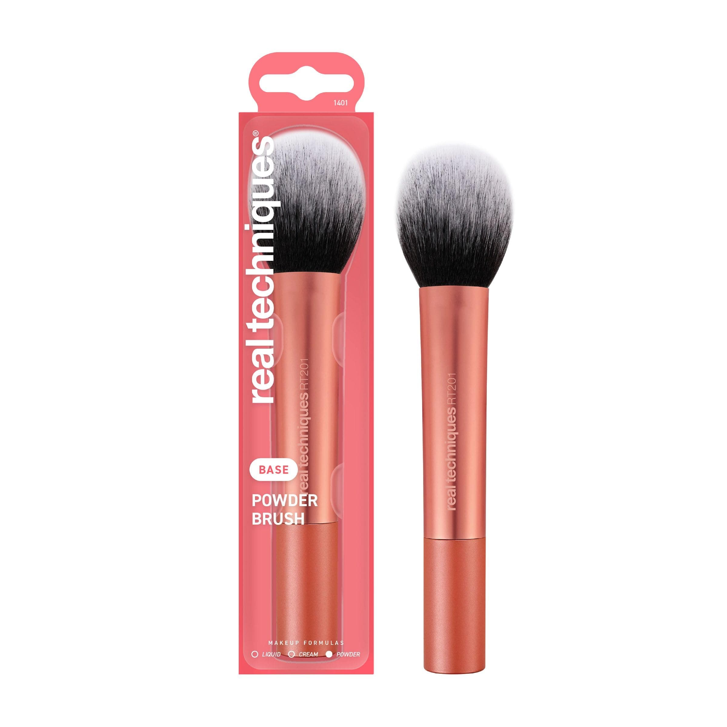 Ultra Plush Powder Makeup Brush, For Setting Powder, Bronzer, & Blush, Sheer, Buildable Coverage, Large, Fluffy Powder Brush, Vegan, Cruelty-Free & Synthetic Bristles, 1 Count