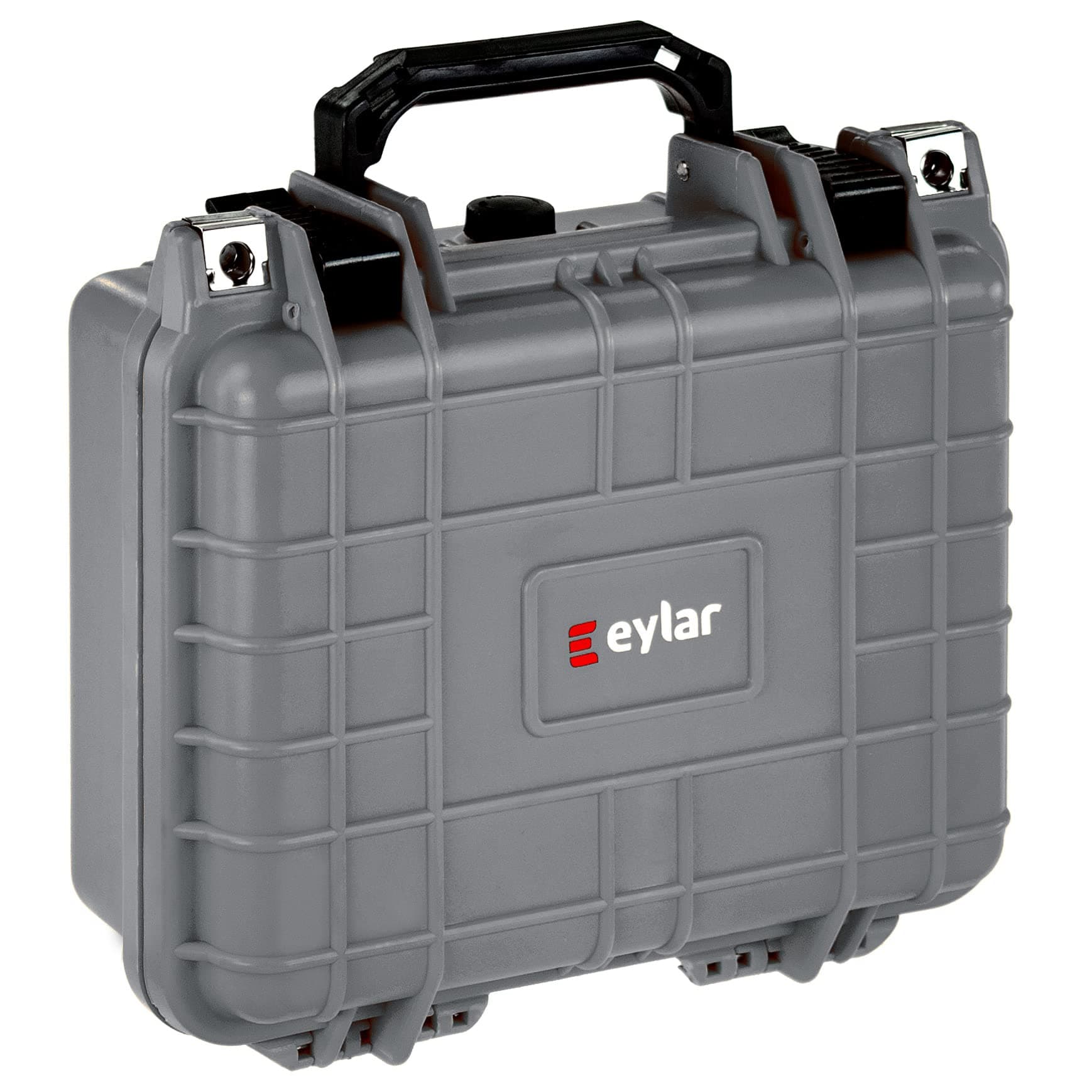 Eylar Small 10.62" Gear, Equipment, Hard Camera Case Waterproof with Foam TSA Standards (Gray)