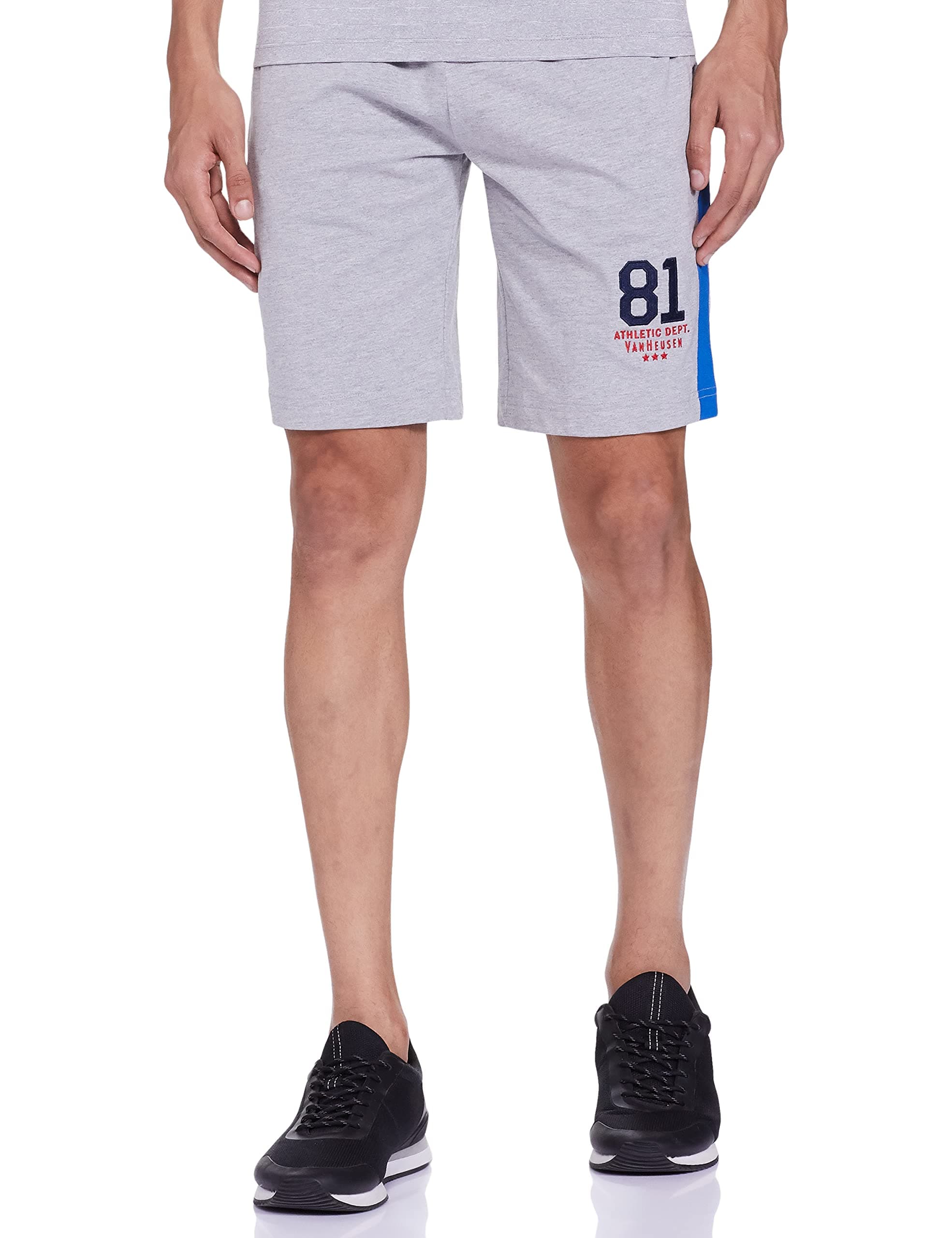 Van Heusen Men Athleisure Smart Tech Knit Shorts - Easy Stain Release, Anti Stat, Ultra Soft