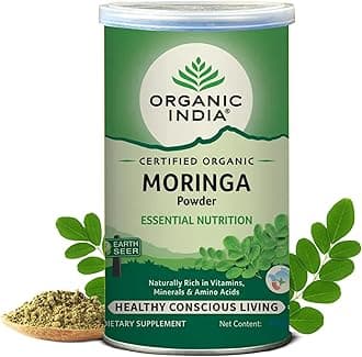 Organic India Moringa Powder - Essential Nutrition - (100g)