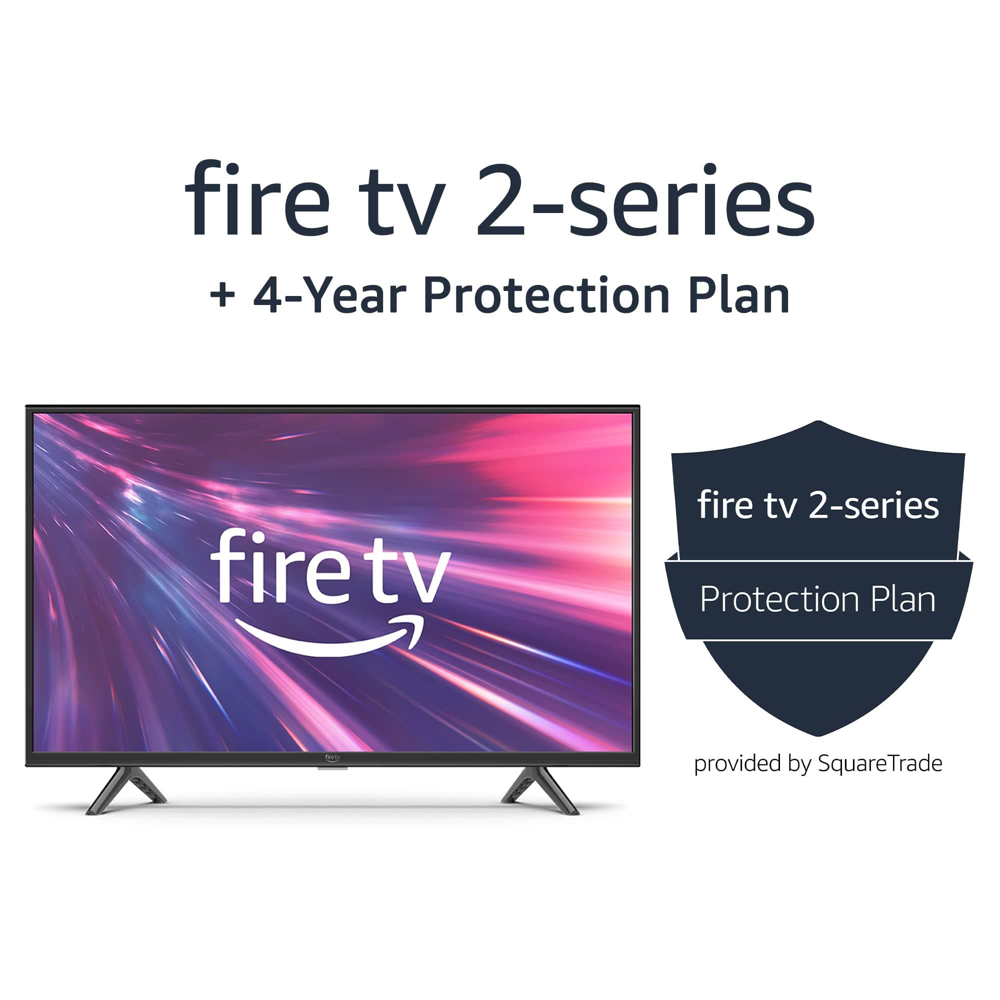 Amazon Fire TV 32" 2-Series (newest model), HD smart TV + 4-year protection plan