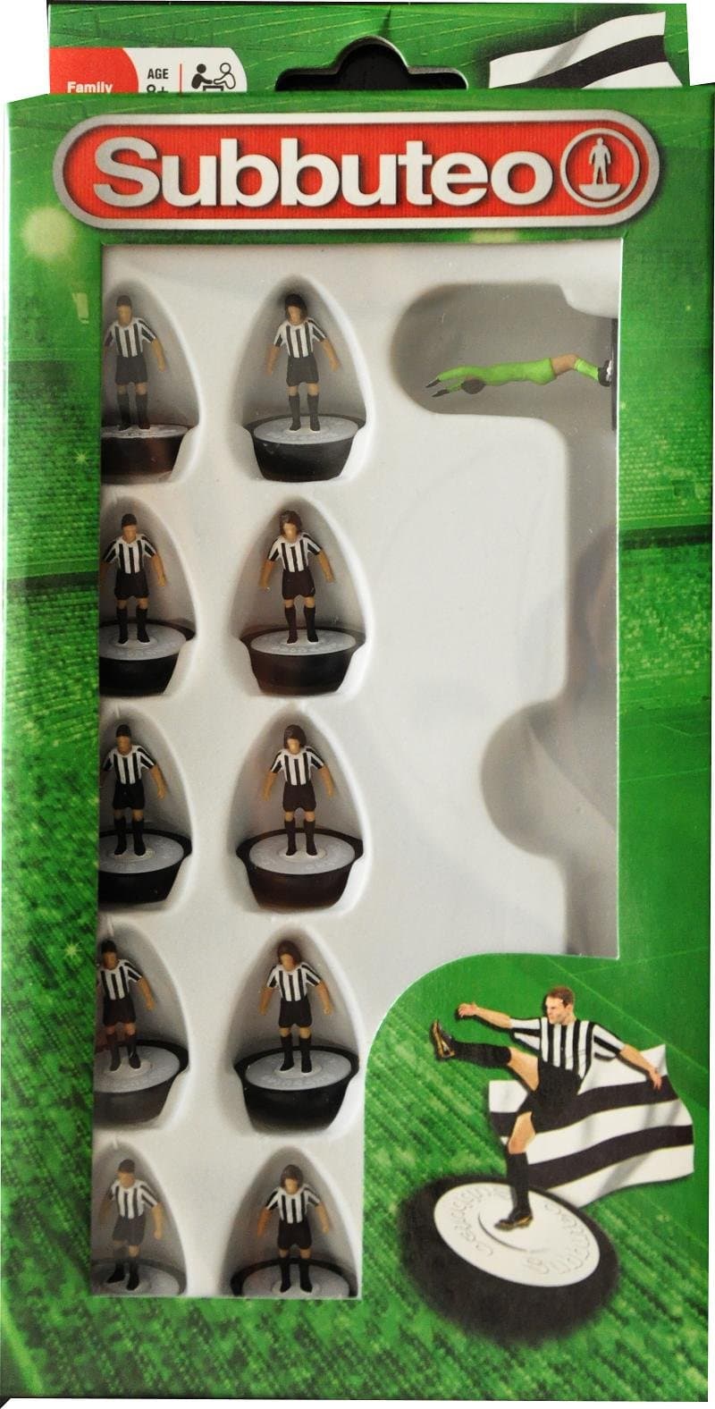 Subbuteo 3135 Black and White Player Set