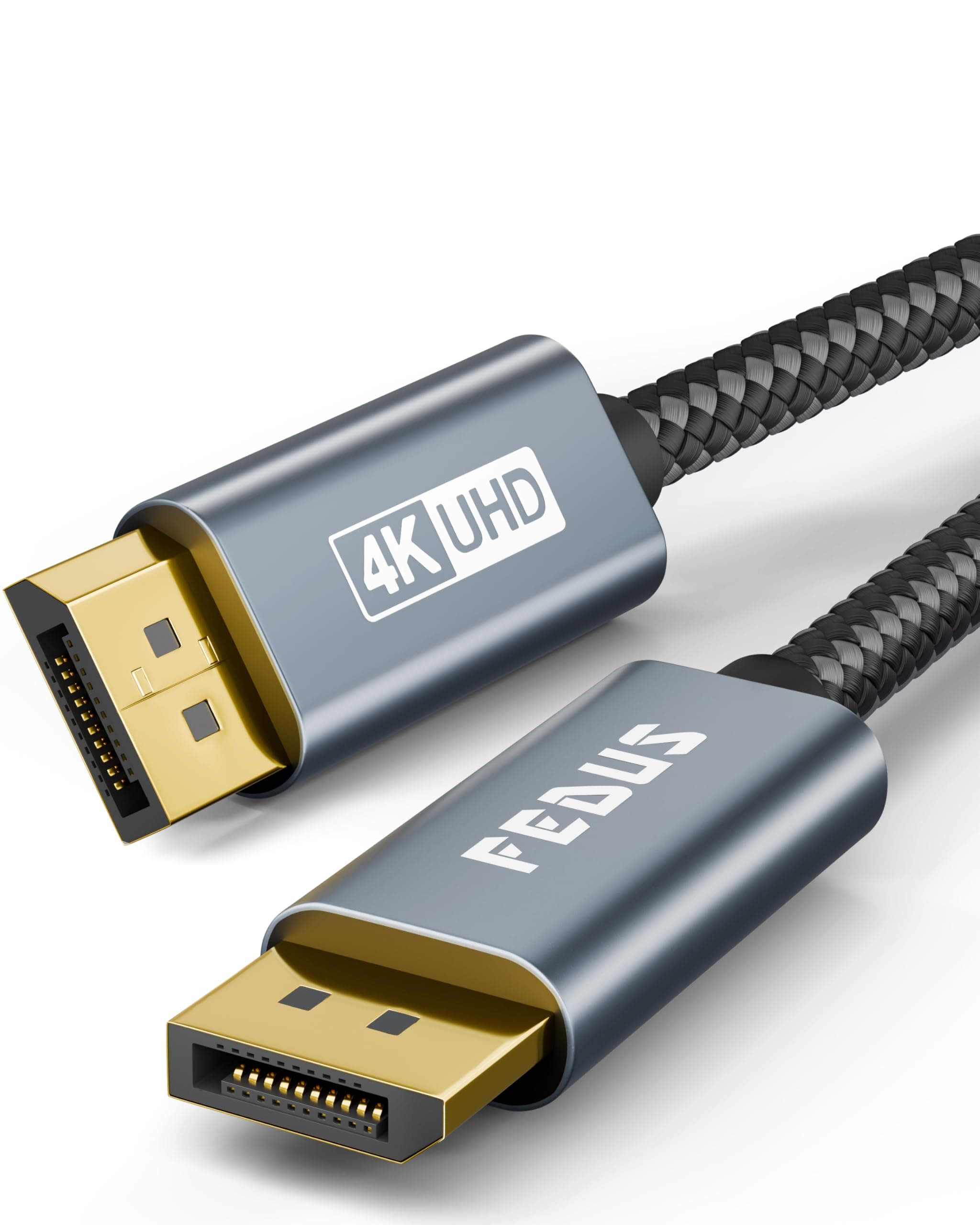 3 Meter 4K DisplayPort DP to DP Cable [Certified 4K@60Hz, 2K@240Hz, 1080@240Hz] Display Port to Display Port cable Compatible for Laptop, PC, Gaming Monitor, Graphics Card