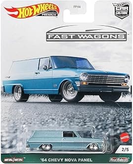 Hot Wheels '64 Chevy Nova Panel - Fast Wagons 2/5 - Blue