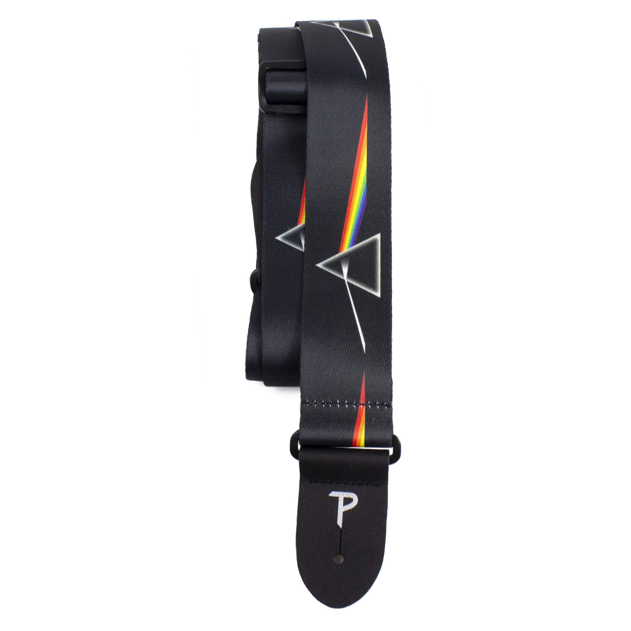 P Perri's Leathers Ltd. LPCP-1070 Polyester Guitar Strap 2-inch - Pink Floyd Dark Side of the Moon