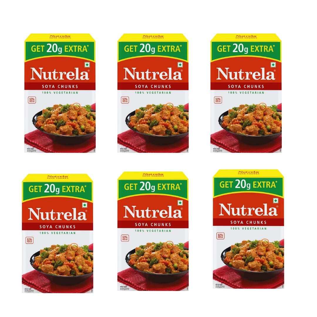 High Protein Soya Chunks 200g (Pack of 6)