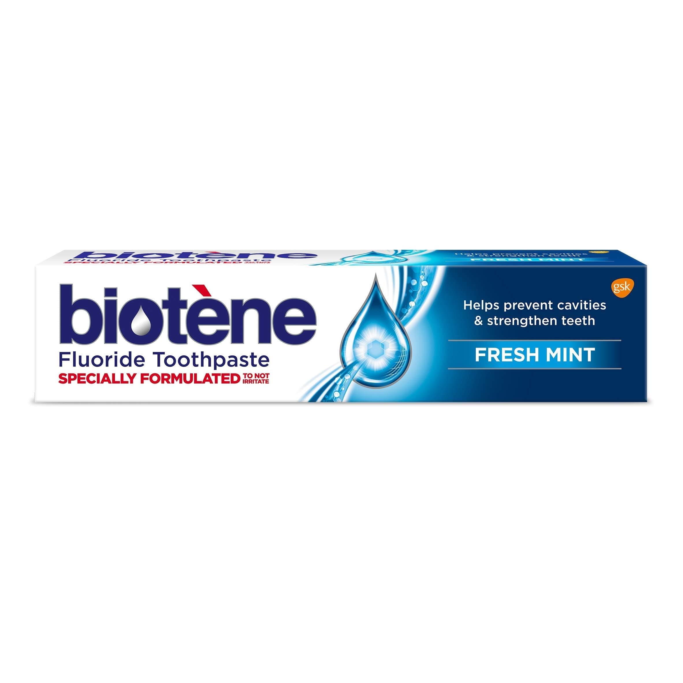 Biotene Flouride Toothpaste Dry Mouth Fresh Mint 100ml x 3 Packs