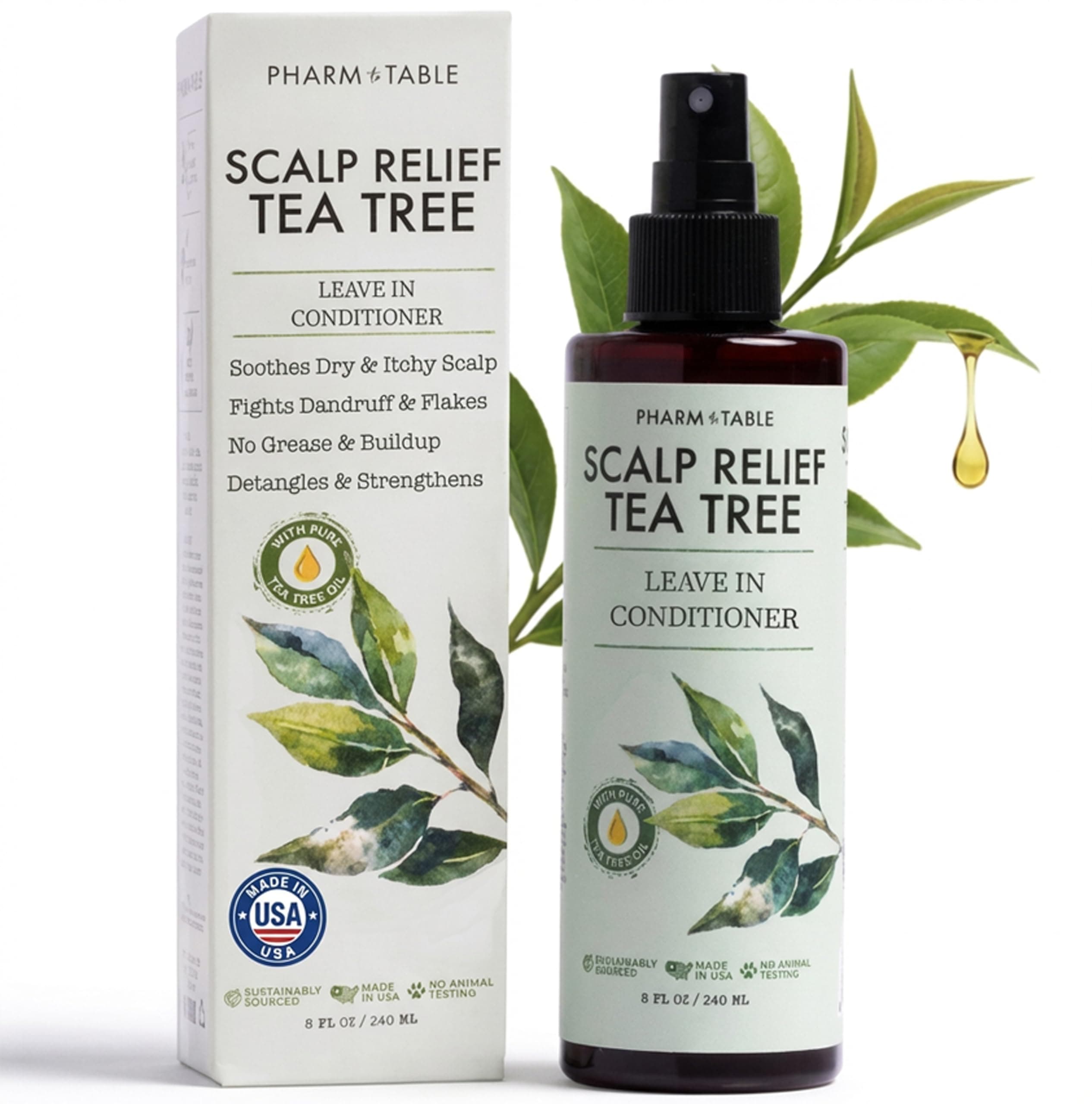 (Tea Tree Leave-in) - Scalp Relief Tea Tree Leave-in 240ml