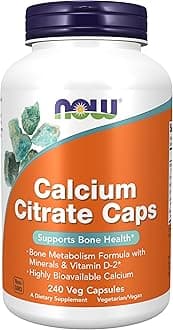 Now Foods - Calcium Citrate Caps 240 Vegetarian Capsules
