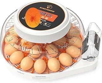 Incubators for Hatching Eggs, 22 Eggs Smart Incubator with Automatic Egg Turning and Humidity Control, Automatic Water Adding for Hatching Chicken, Duck, Quail Goose [2025 Upgrade]