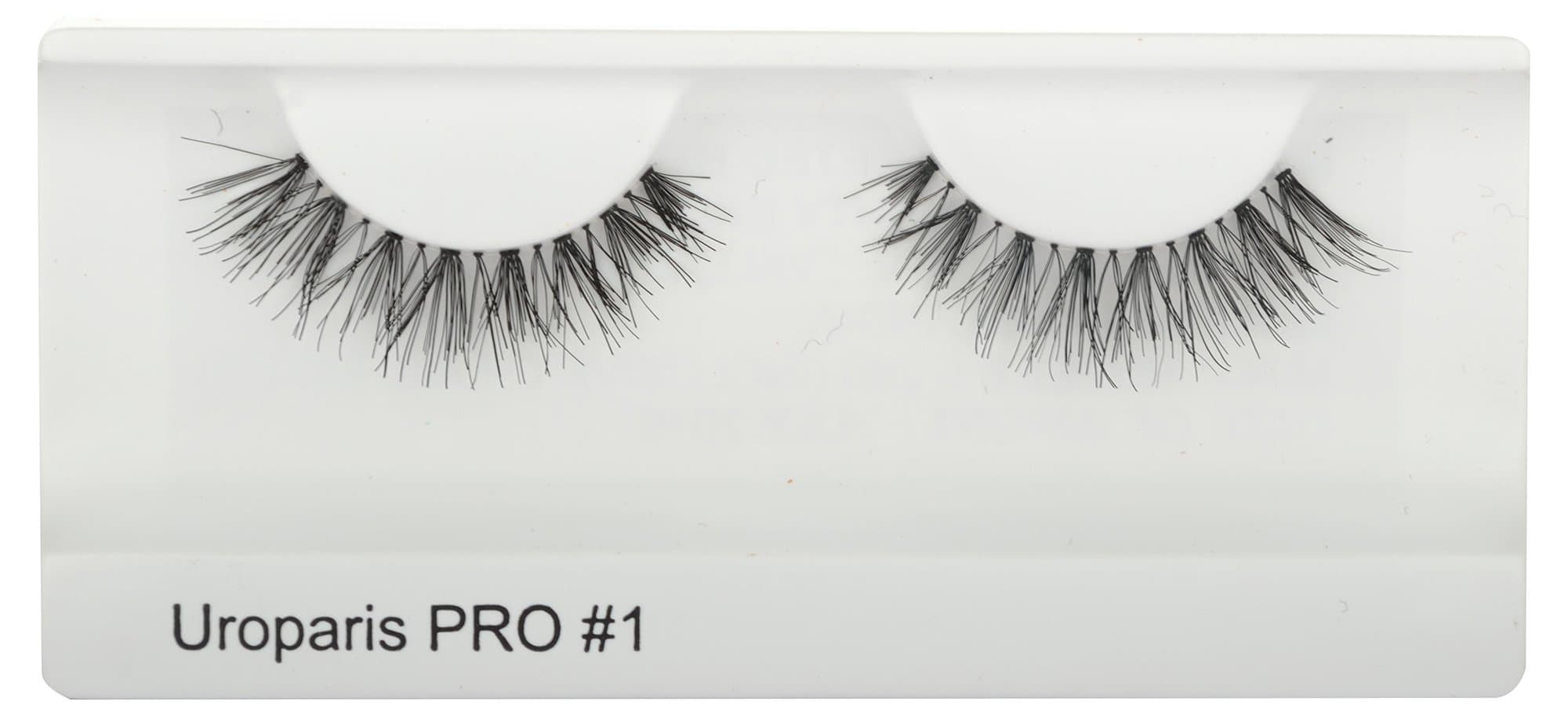 UROPARIS False Eyelashes for Women, 1, Black