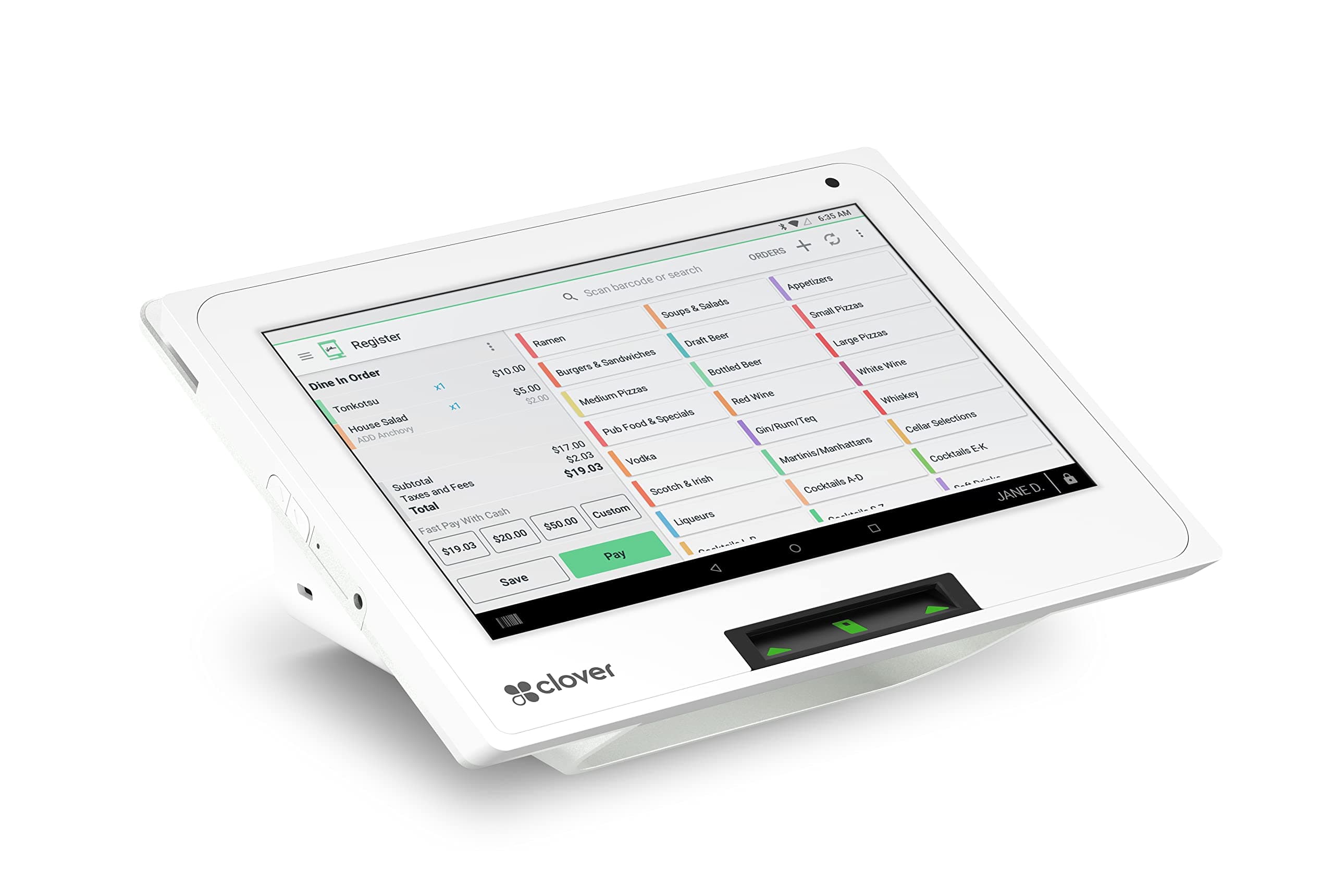 Clover Mini - Requires New Processing Account Through Powering POS (US, PR, USVI only)