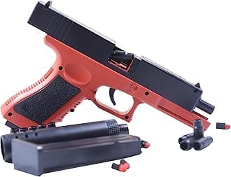 Gex Shooting Game Toy Guns for Kids & Adults Soft Bullets Blaster Gun Pistol with Foam Darts Jump Ejecting Mag Indoor Outdoor Play Toys (Minimum Age 10 Years)