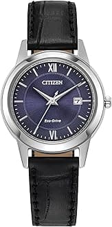 Citizen Ladies' Eco-Drive Classic Leather Strap Watch with 3-Hand Date