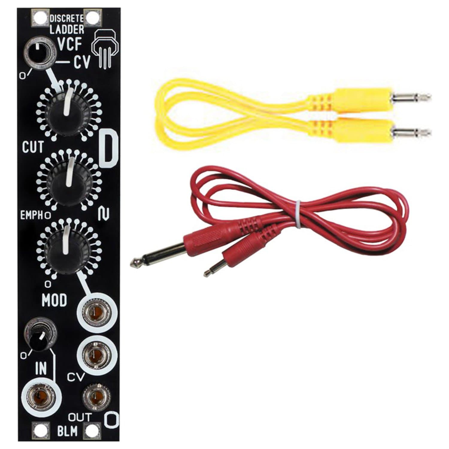 Blue Lantern Discrete Ladder VCF 6HP Eurorack Module w/ 2 Cables