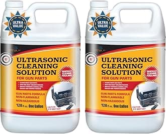 UltraSonic Gun Cleaner Solution for Gun Parts Cleaning, Concentrate (2 Gallons)