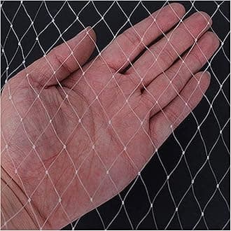 APOE Anti Bird Netting for Balcony, Nylon Mesh Netting for Plant Protection Pond Safety Fruit Cage Veg Net, 5m × 9m