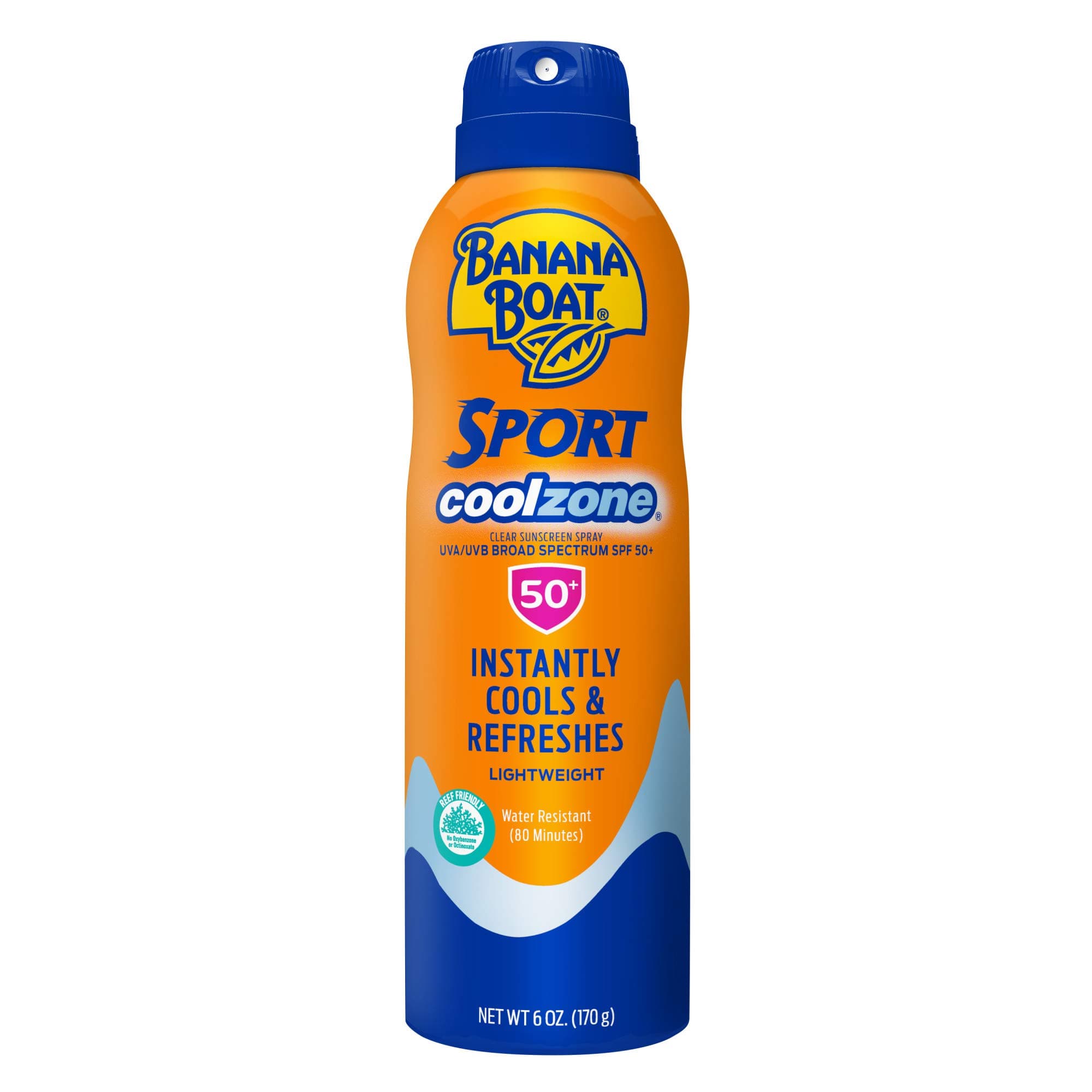 Sport Cool Zone Sunscreen Continuous Spray, 6 Fluid Ounce