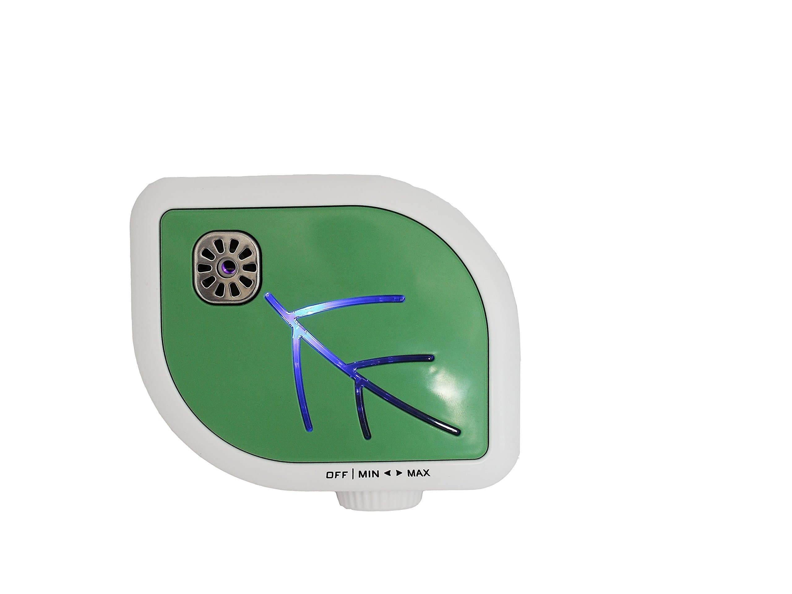 Green Leaf Plug-in Adjustable Ozone Ionic Travel Portable Air Purifier (GREEN)