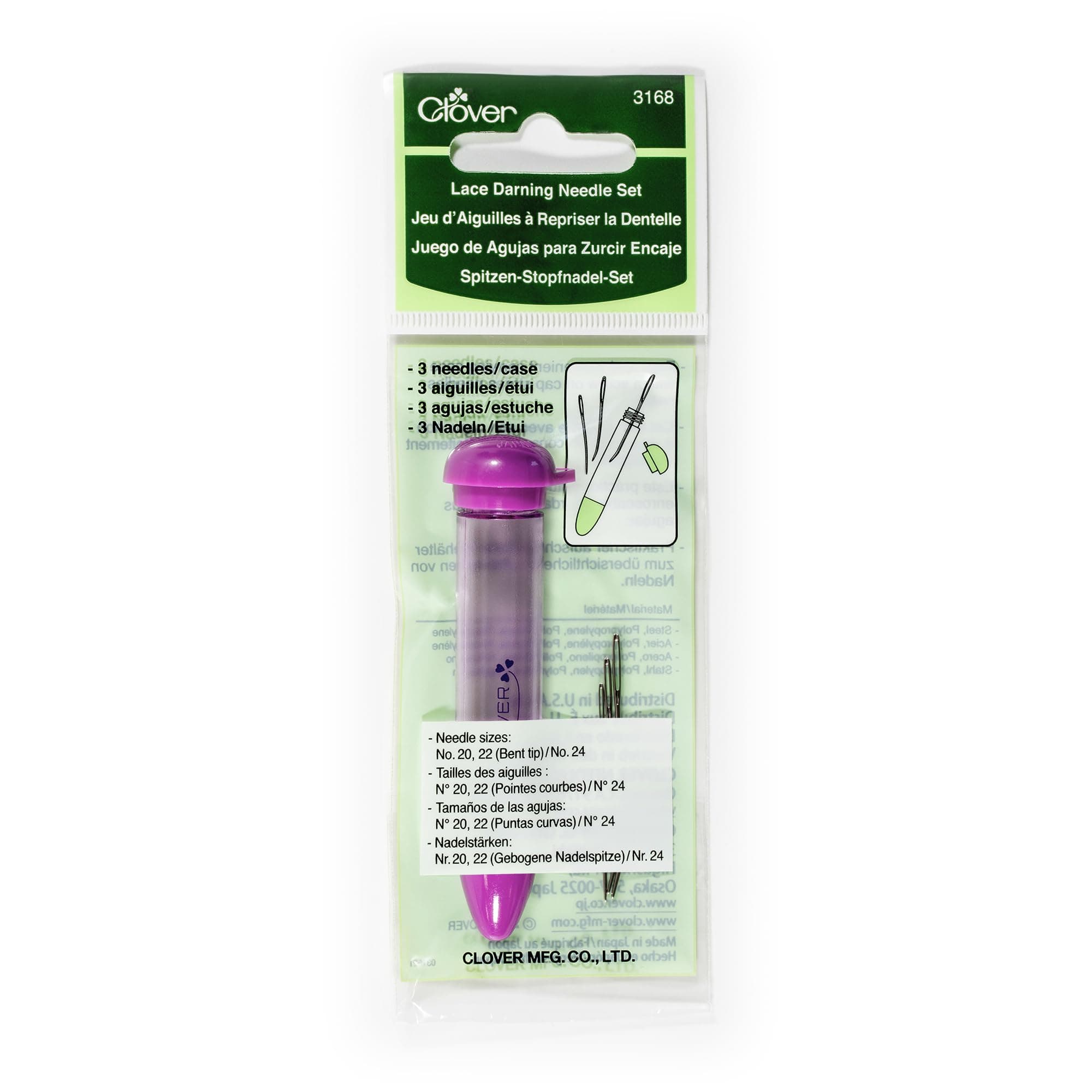 Clover Needlecraft Clover 3168 Needlecraft Lace Darning Needle Set