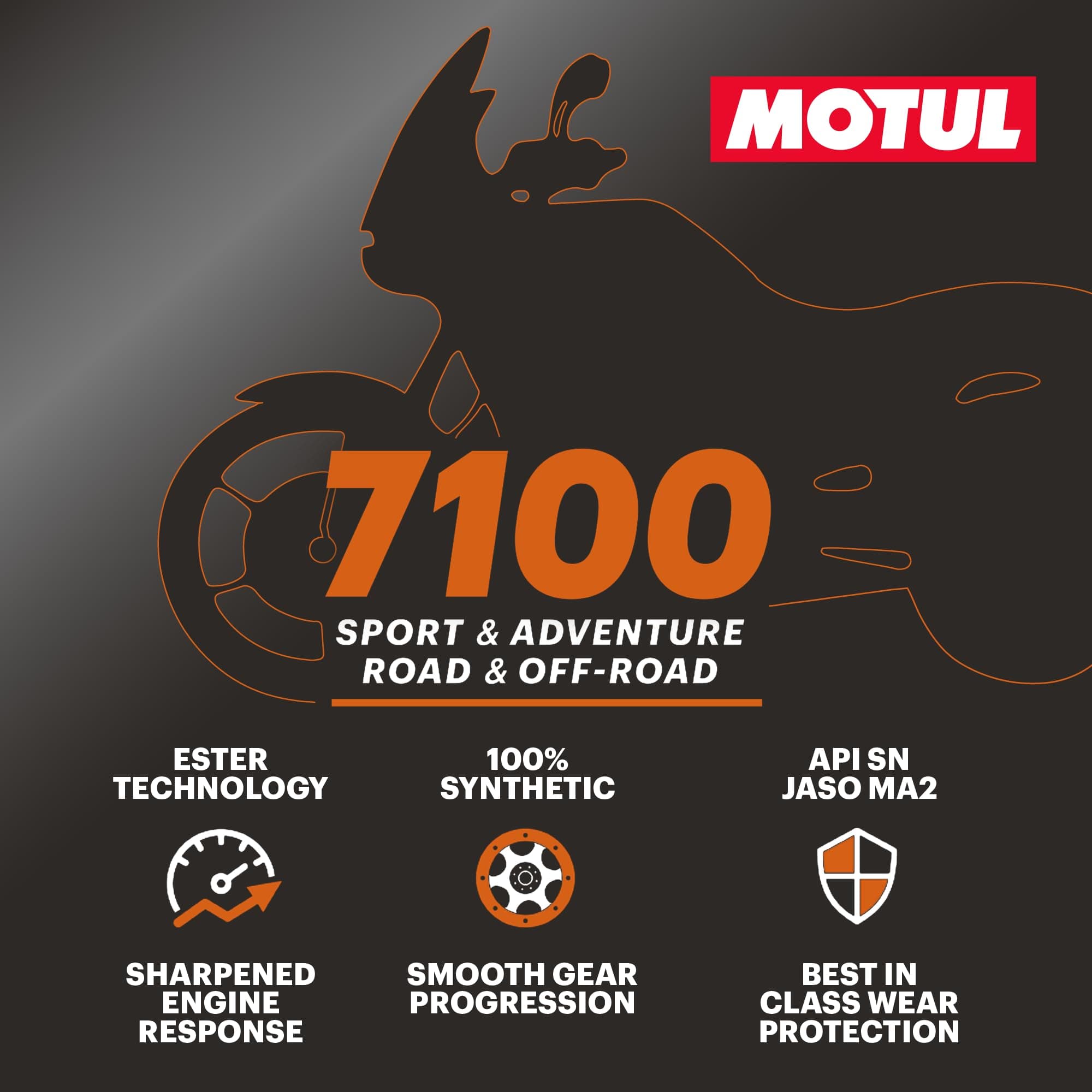 Motul 7100 4T 10W40 MA2