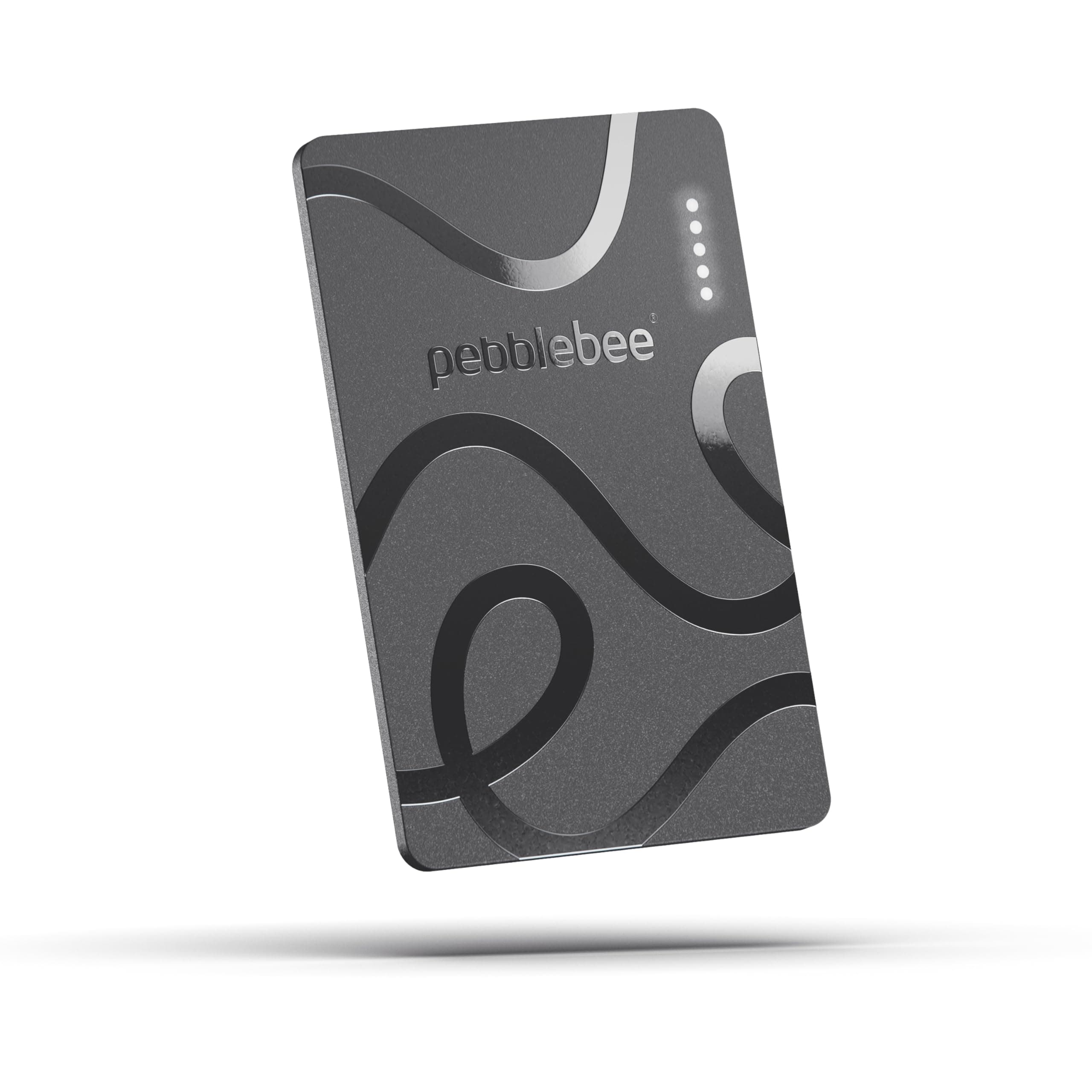 Pebblebee Card 5 | Rechargeable Bluetooth Wallet Tracker Card | Thin Eco-Friendly Alternative Tracking Card to Air Tag & Android Tracker | 18-Month Battery | Inbuilt Link Scan-to-Return & Phone Finder