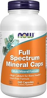 Supplements, Full Spectrum Mineral Caps, Multi Mineral Formula, 240 Veg Capsules