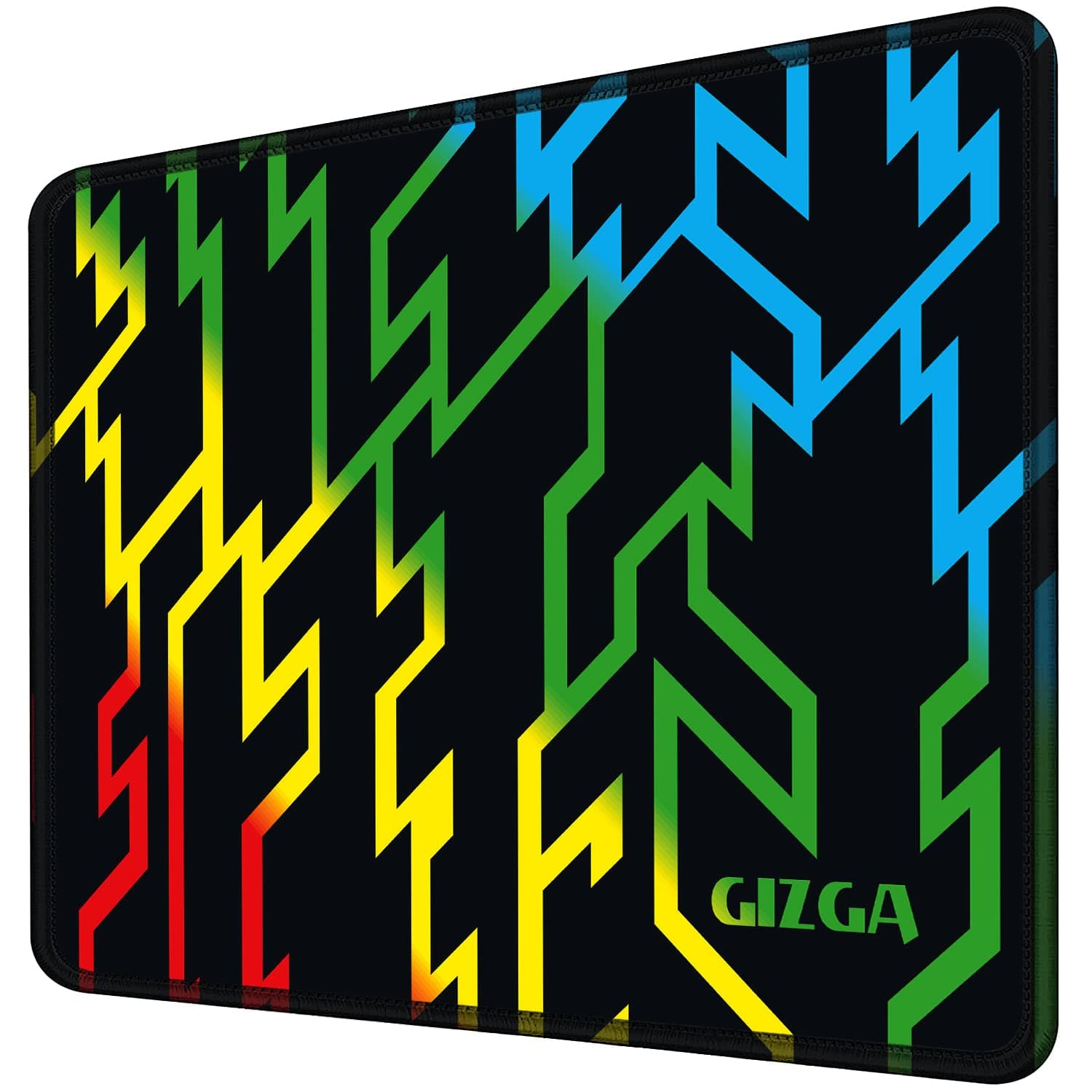 GIZGA essentials AirCase Rubber Extended Gaming Mouse Pad for Laptops,Laptop Desk Mat,Computer Mouse Pad with Smooth Mouse Control,Mercerized Surface,Anti-Fray Edges,Anti-Slip Rubber Base- 29 * 24Cm