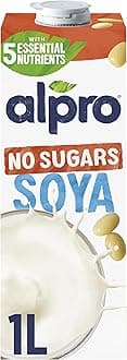 Alpro Soya No Sugars Plant-Based Long Life Drink, Vegan & Dairy Free, 1L
