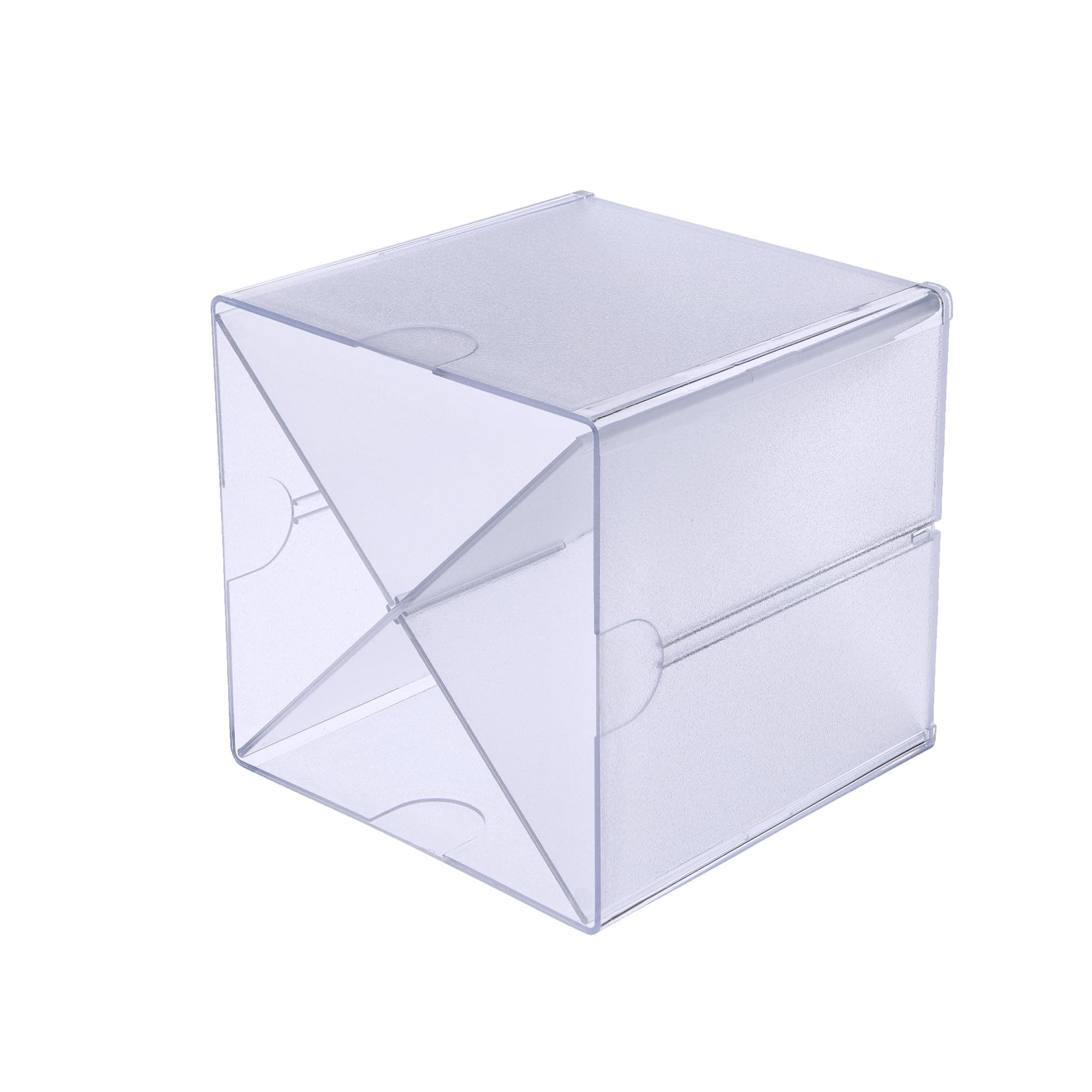 Deflecto 350201 X-Divider Cube Organiser - Crystal