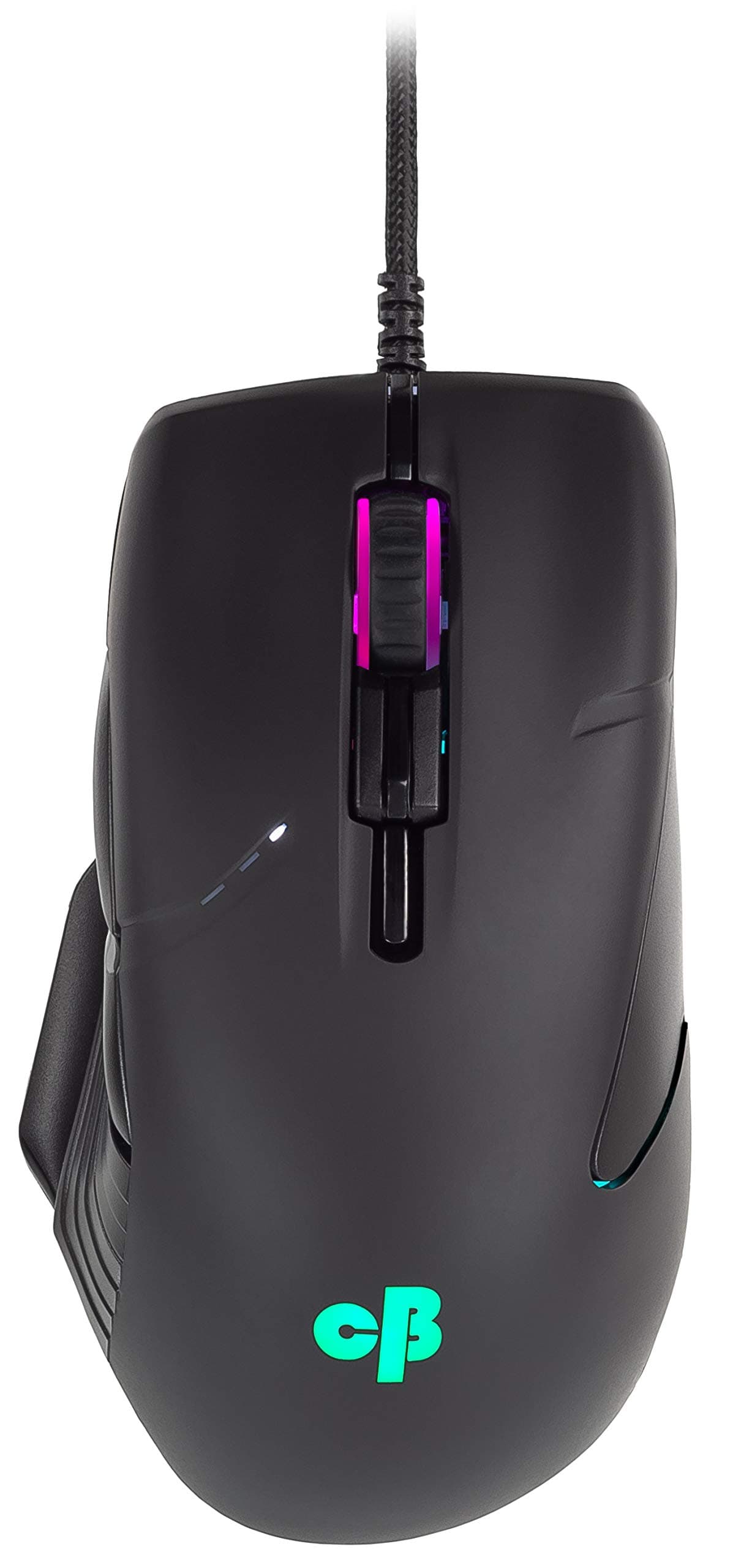 Cosmic Byte Equinox Beta 6200DPI 9 Button Gaming Mouse, Pixart PAW3327 Sensor, Spectra RGB Lighting with Software (Black)