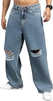 HubberholmeMen Cotton Relaxed Fit Mid-Rise Jeans 15