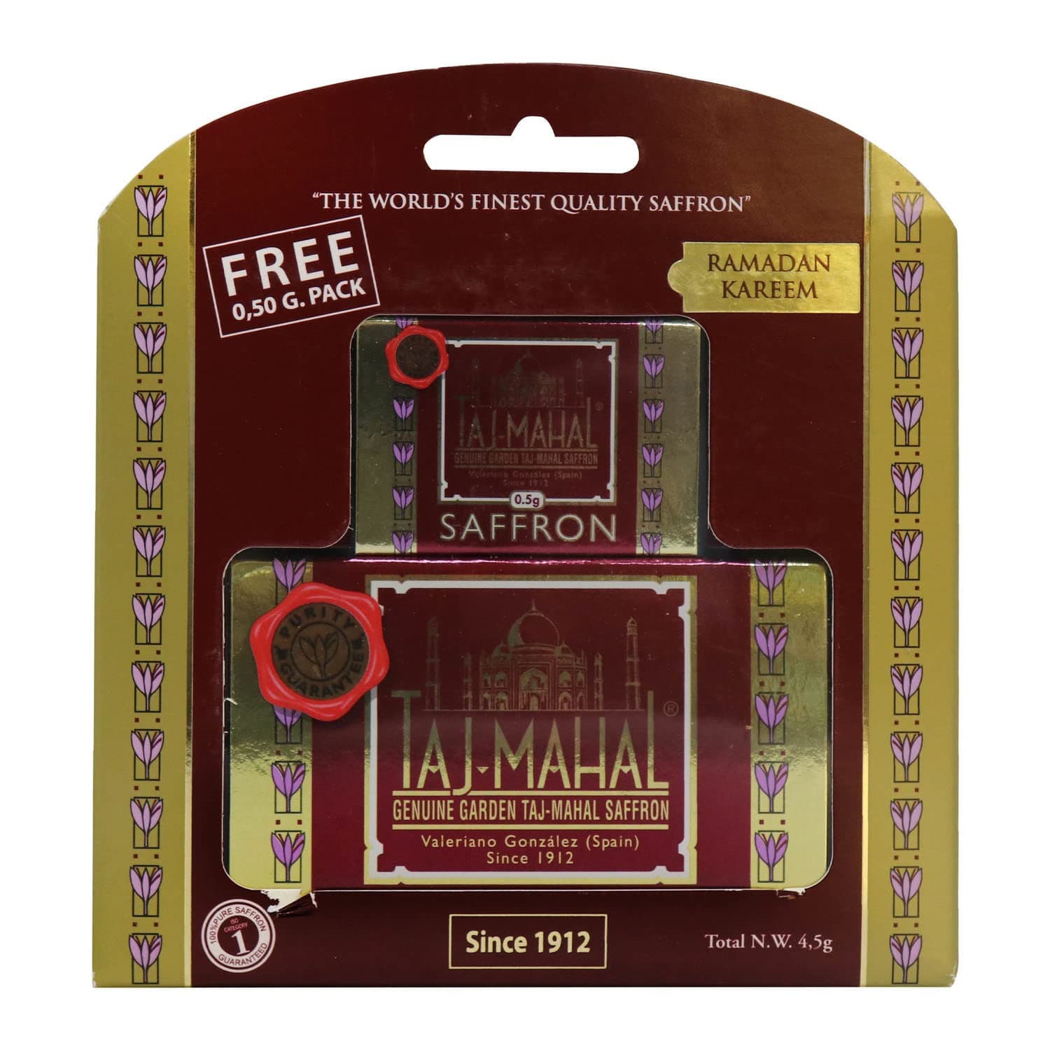 Taj Mahal Saffron 4g+0.50g