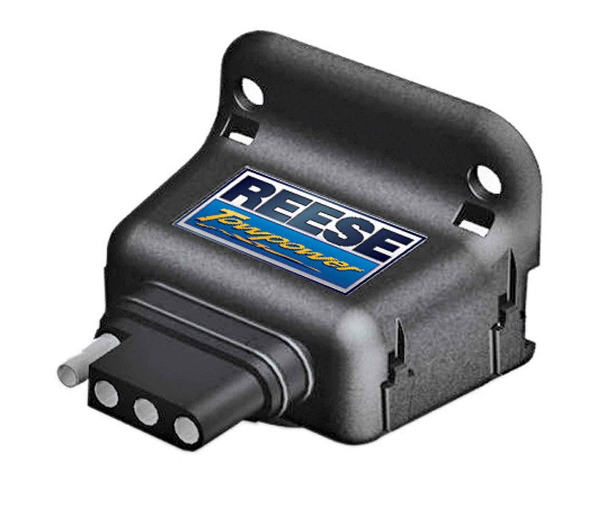 REESE Towpower 78096 Mounting Bracket, 4-Flat Connector, Universal, for use with Bargman and Wesbar Branded 4-Way and 5-Way Flat connectors. (Please Verify The User Guide for Proper Installation)