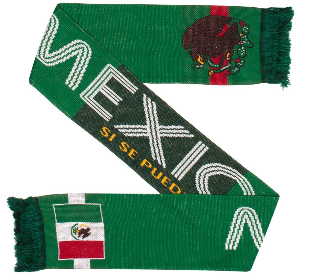 Mexico Soccer Knit Scarf