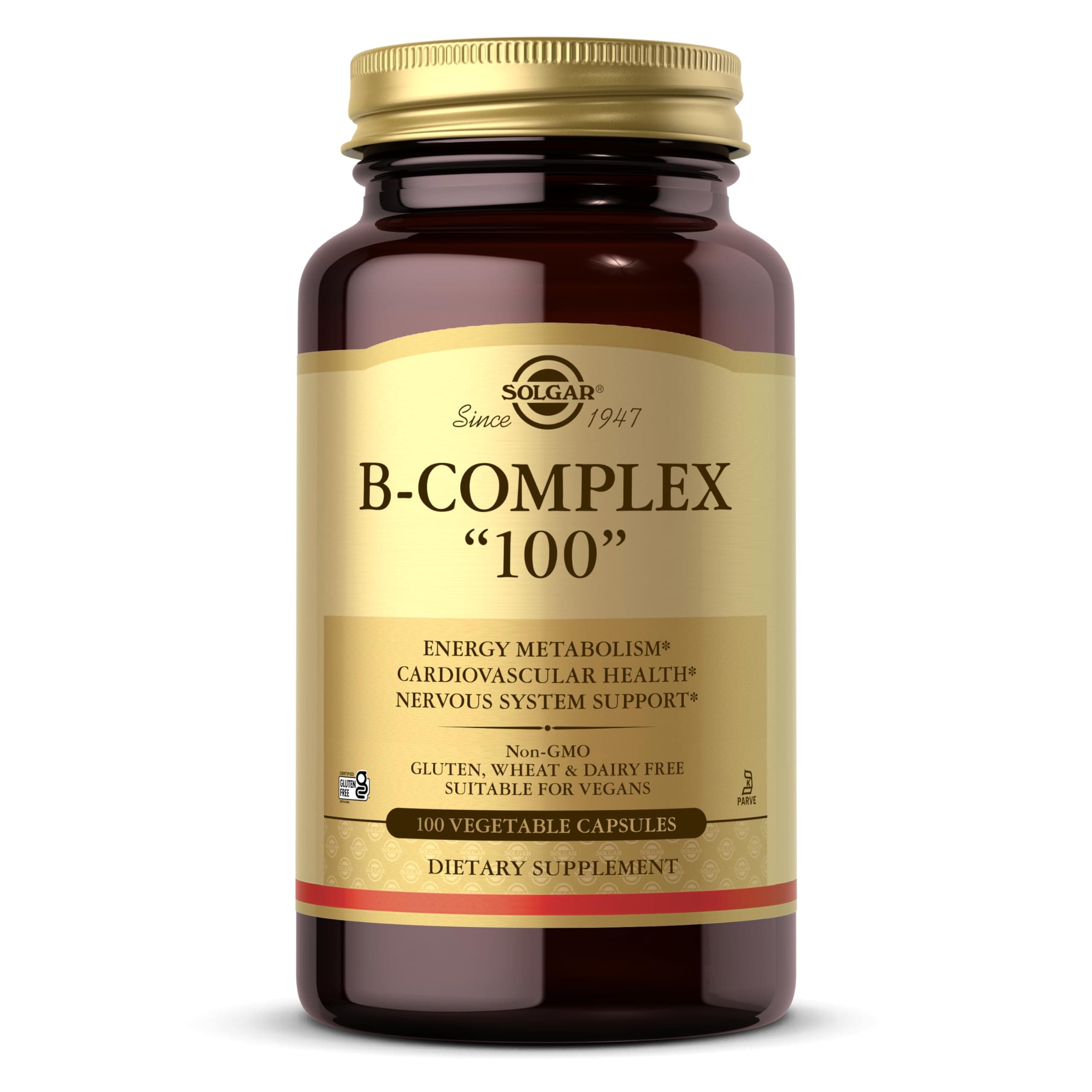 Solgar B-Complex "100" Vegetable Capsules 100's