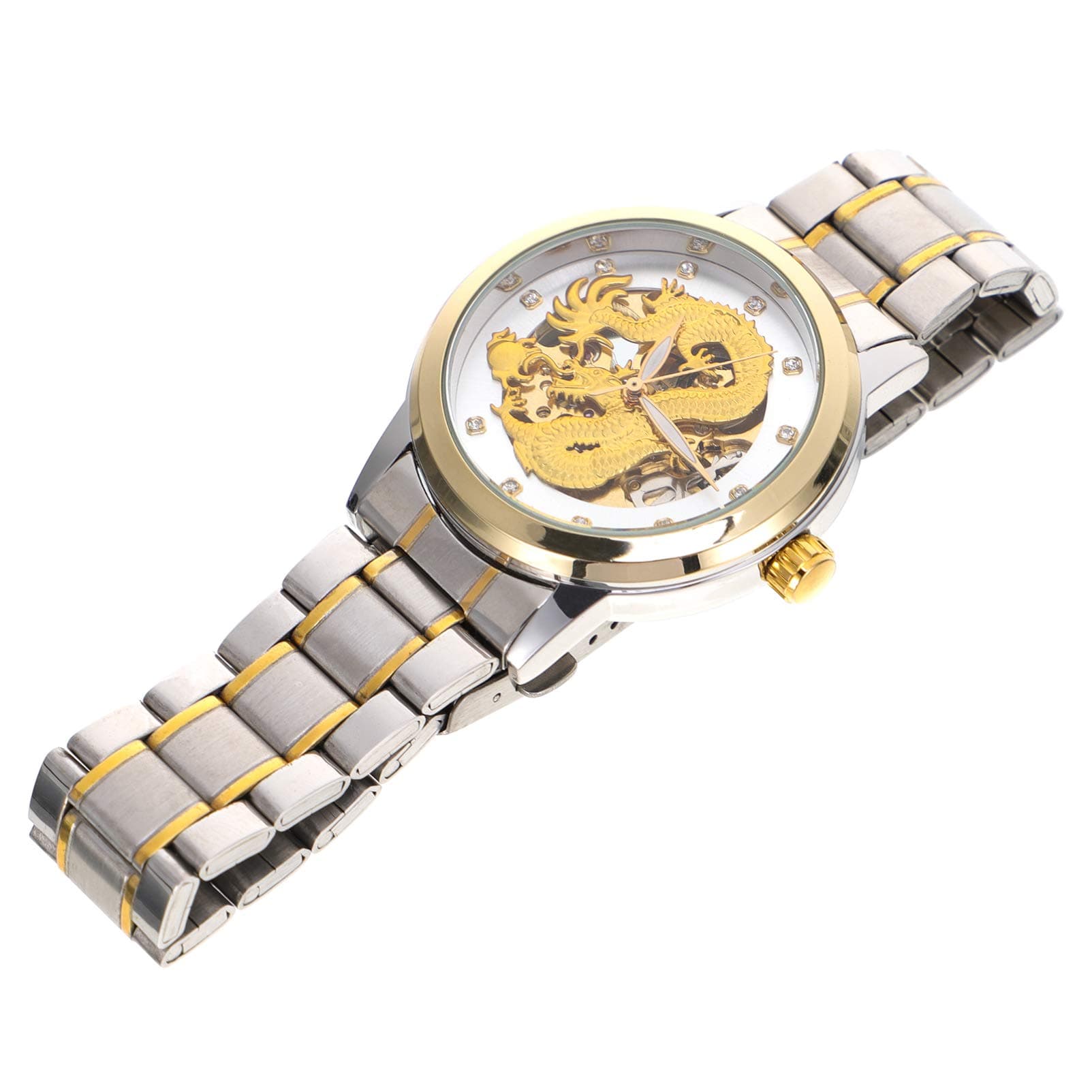 Generic Watches for Men- Skeleton Automatic Mechanical Men Watch, Luxury Wrist Watches, Waterproof Wrist Watch, Stainless Steel Watch for Men