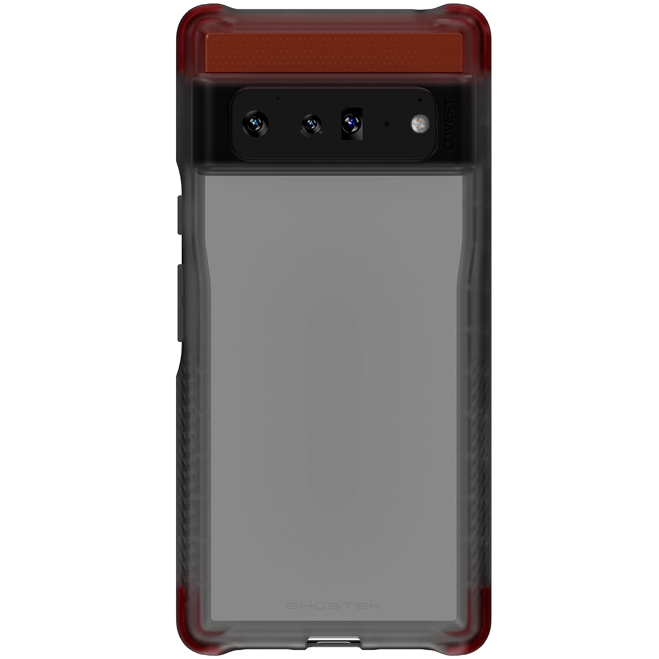 COVERT Google Pixel 6 Pro Case Slim Clear with Ultra Thin Design and Non-Slip Grip Supports Wireless Charging Protective Cover Designed for 2021 Google Pixel 6Pro 5G (6.71 inch) (Stormy Smoke)