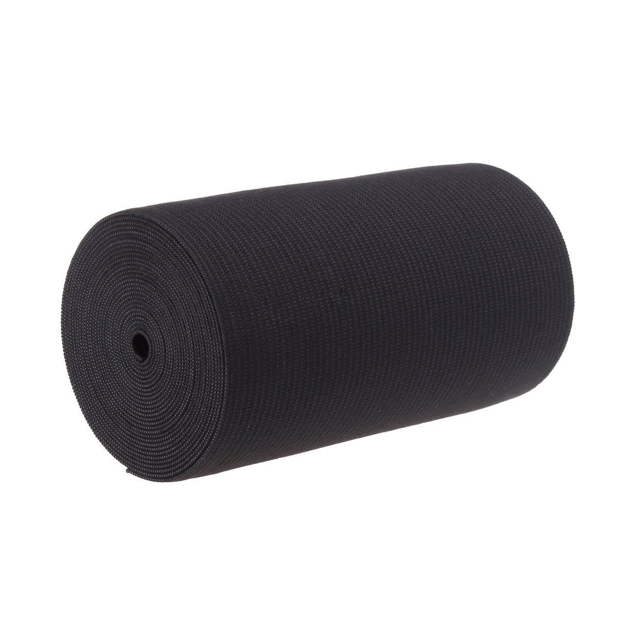 4-Inch Wide Black Heavy Knit Stretch Elastic 2 Yards by Prolastic (2 Yard Black)