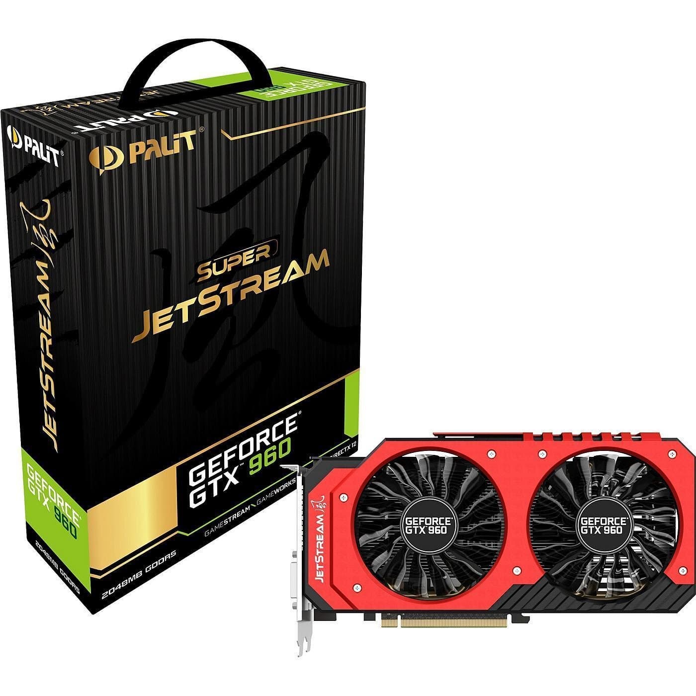 Palit Nvidia GeForce GTX 960 Super JetStream Graphics Card (2 GB, GDDR5, PCI Express 3.0)